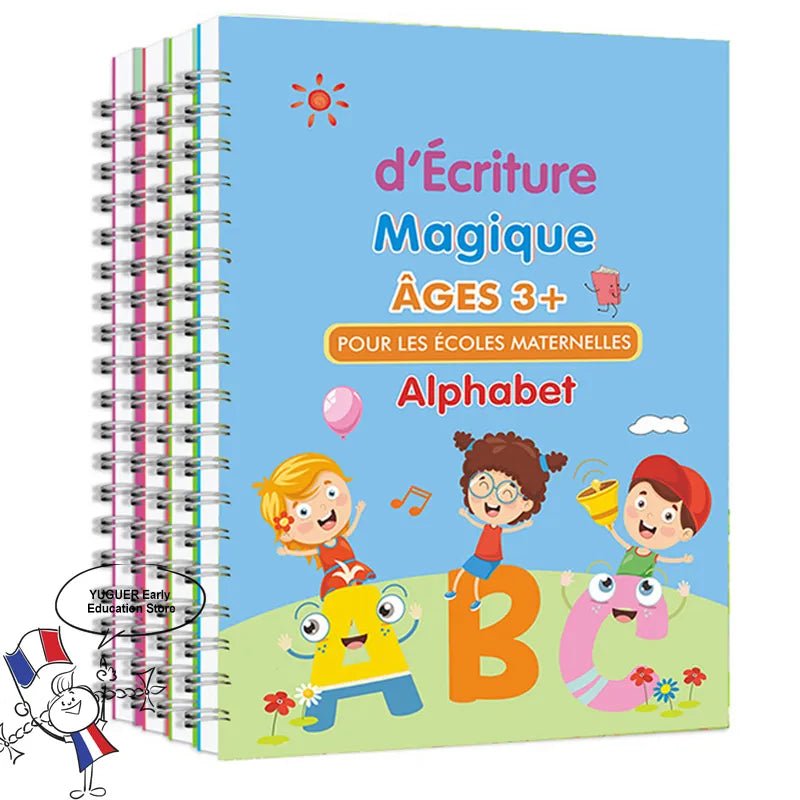 Cahier magique d'apprentissage pour enfants